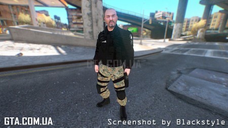 LCPD Woodland Marpat SWAT Skin