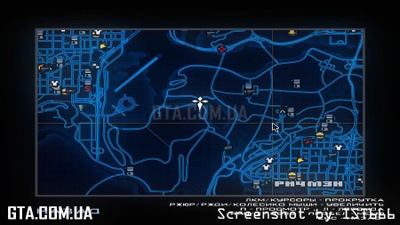 Карта в стиле Need For Speed World