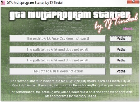 GTA Multiprogram Starter