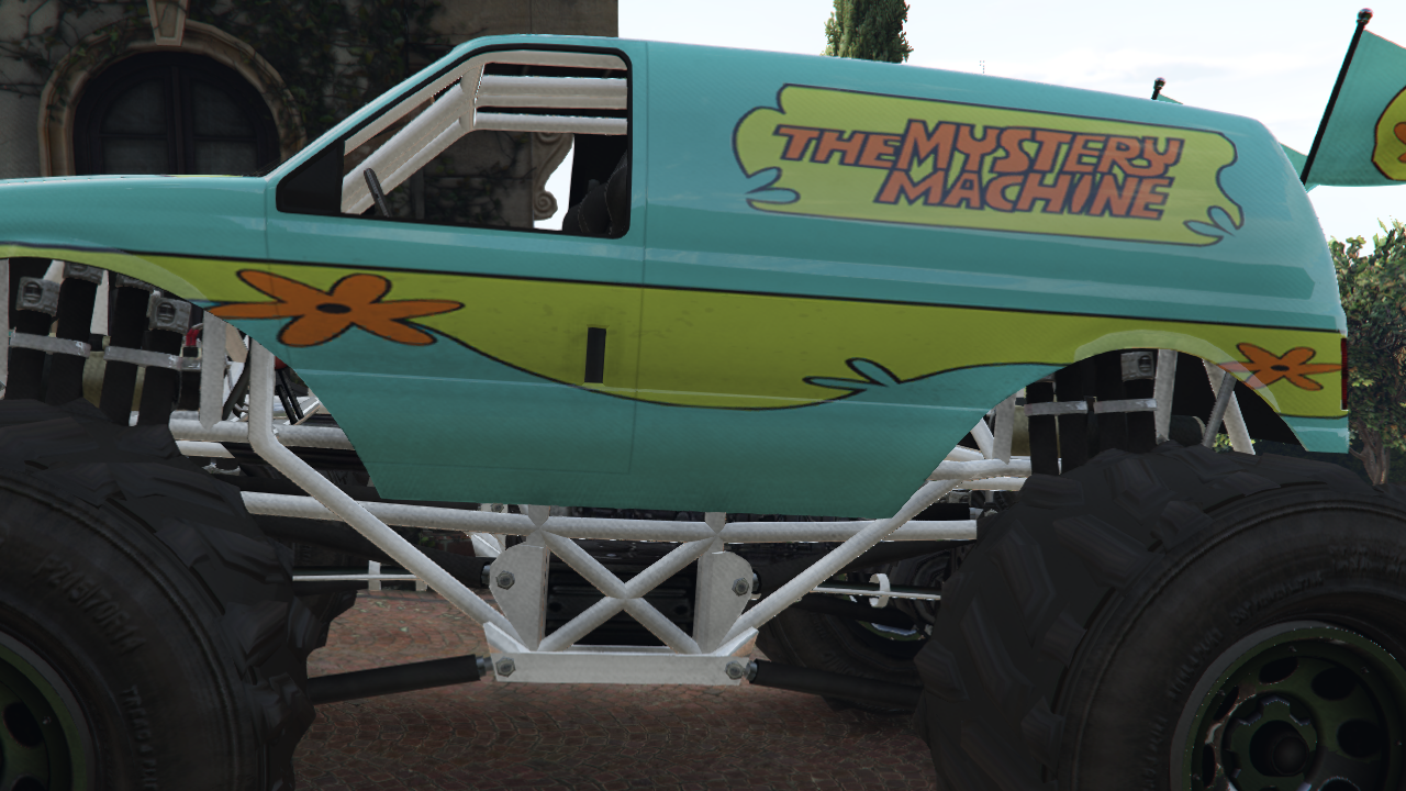 Mystery Machine Monster Truck From Scooby Doo Skachat Dlya Gta 5 Gta Com Ua