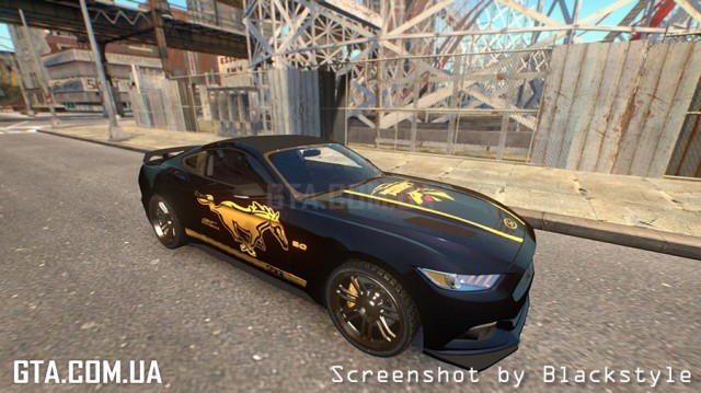 Ford Mustang Gold Edition v1.0 Paintjob