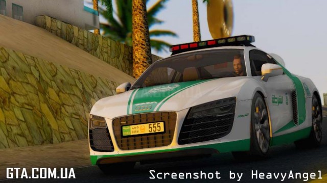 Audi R8 V8 FSI 2014 Dubai Police