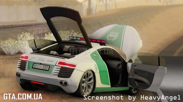 Audi R8 V8 FSI 2014 Dubai Police