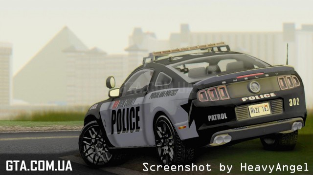 Ford Shelby GT500 Police (NFS Rivals)