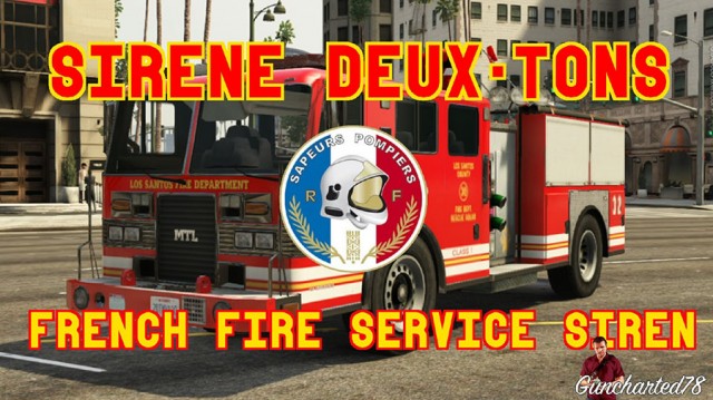 Sirene Deux-Tons Pompiers/French Fire Service Siren v1.2