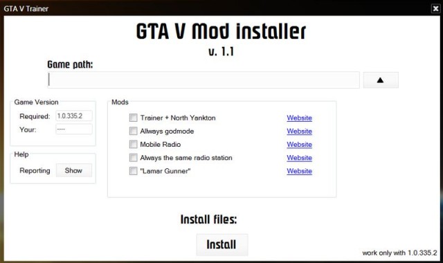 GTA V Mod Pack Loader 