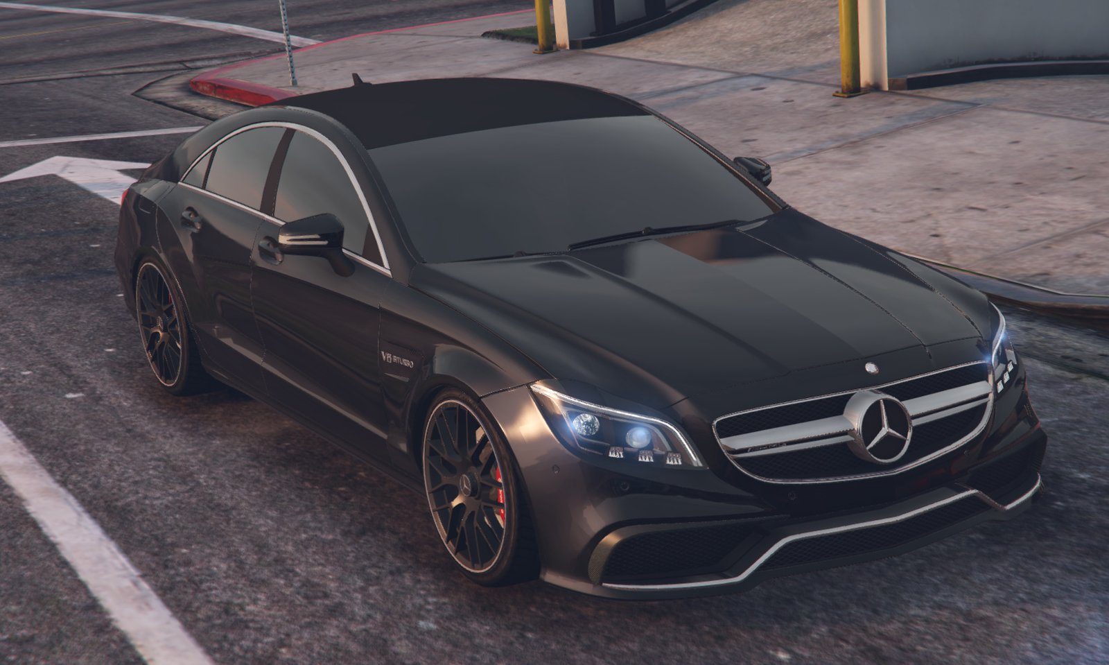 Скачать Mercedes-Benz CLS 6.3 AMG 2015 / Файлы для GTA 5 / GTA.com.ua