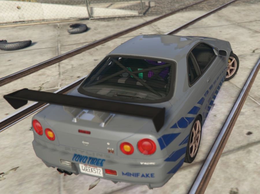 Gta 5 Paul Walkers 2 Fast 2 Furious Nissan Skyline R34 Gt R Annis Images
