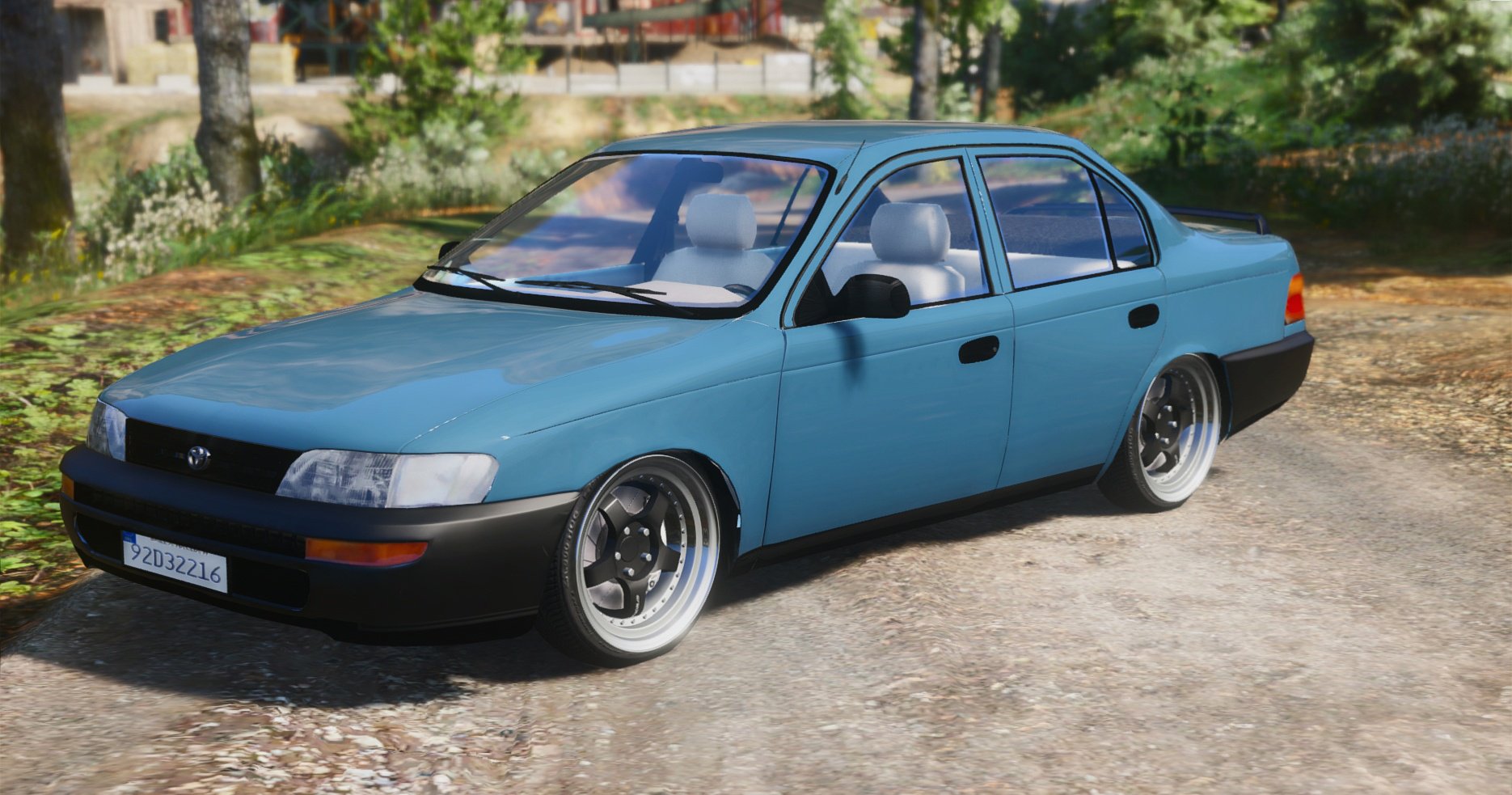 Toyota Corolla 1995 XLI Irish-Based (final) скачать для GTA 5