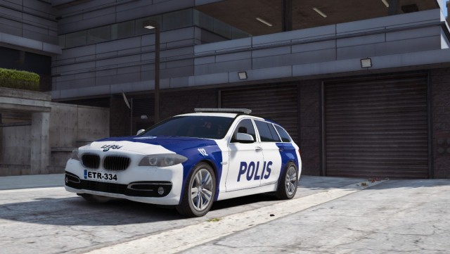 BMW 525D F11 Finnish Police