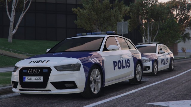 Audi A4 "Finnish Police"