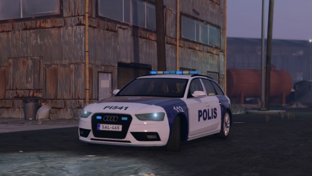 Audi A4 "Finnish Police"