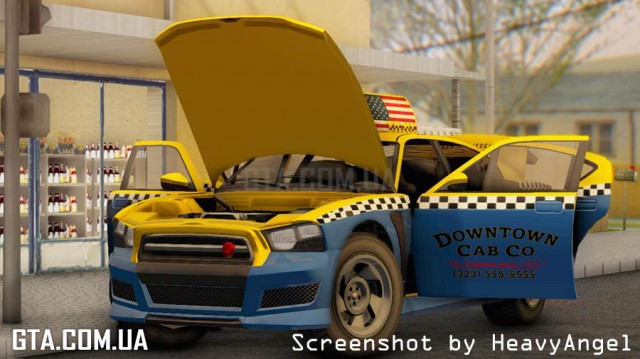 Bravado Buffalo S (GTA V) Downtown Cab Co