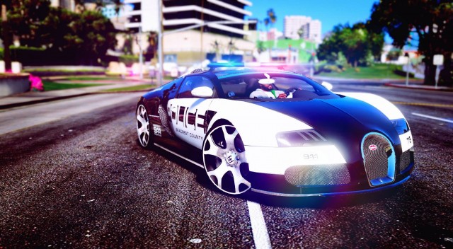 Bugatti Veyron Police v1.0