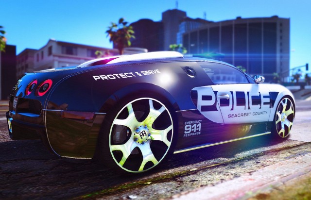 Bugatti Veyron Police v1.0