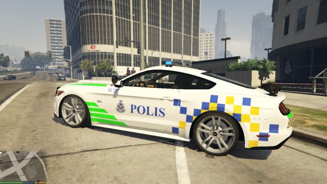 Ford Mustang 2015 Malaysia Police PDRM v0.2