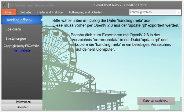 Grand Theft Auto V Handling Editor v3.0