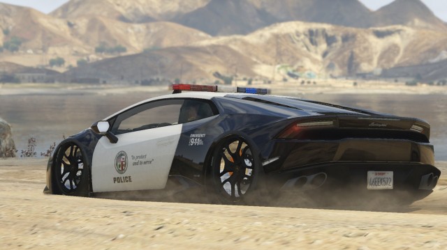 Lamborghini Huracan Italian Police and LAPD-Template v1.1