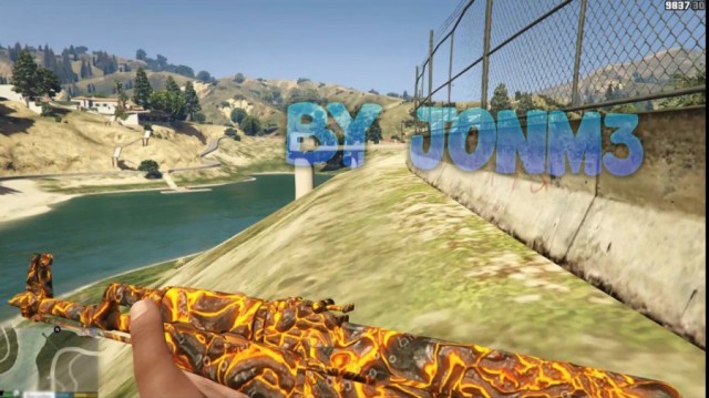 Magma Camo AK47 (Call of Duty: Advanced Warfare) v2.0