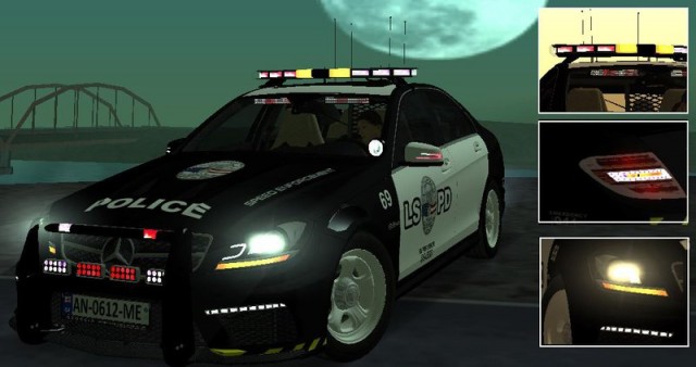 Mercedes-Benz C63 AMG 2010 Police