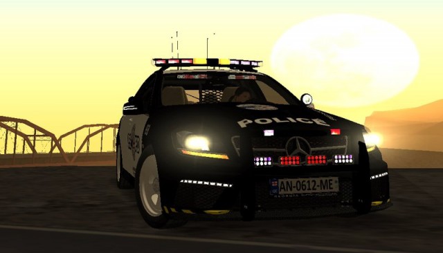 Mercedes-Benz C63 AMG 2010 Police