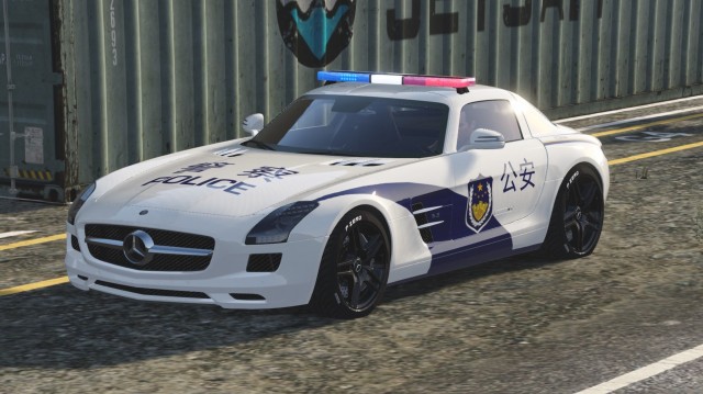 Mercedes-Benz SLS AMG Police v1.1