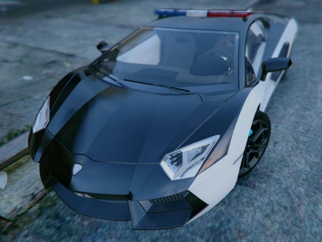 Police Lamborghini Aventador v4.0