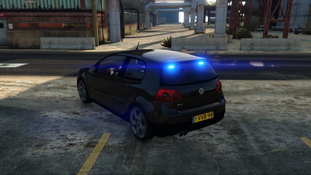 Volkswagen Golf Unmarked Politie v1.1