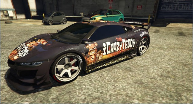 iCrazyTeddy Car Texture (Dinka Jester Sports)