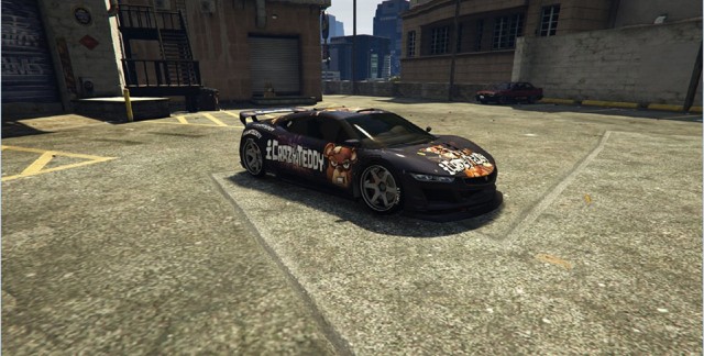 iCrazyTeddy Car Texture (Dinka Jester Sports)