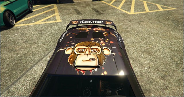 iCrazyTeddy Car Texture (Dinka Jester Sports)