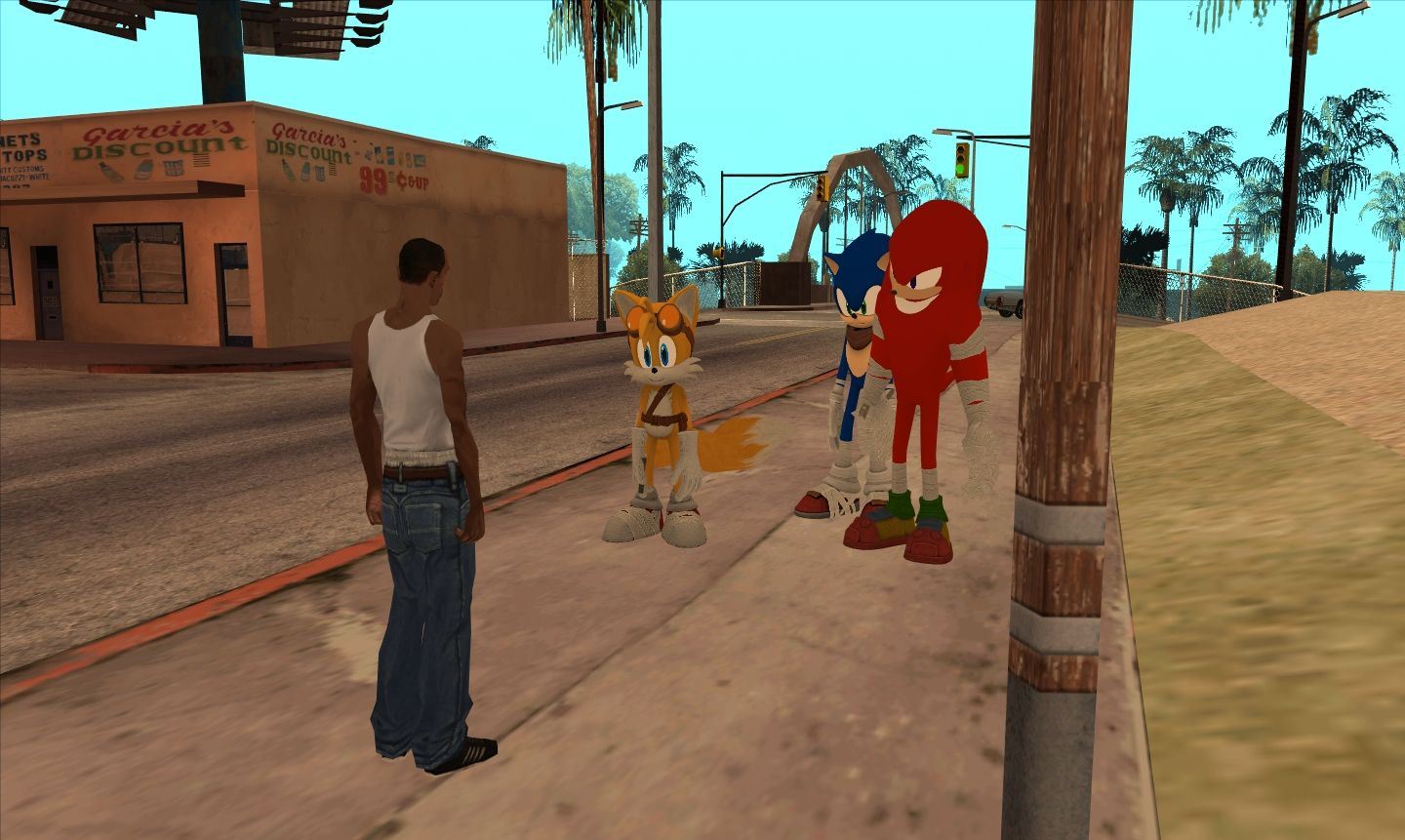 Sonic Boom Skins скачать для GTA: San Andreas