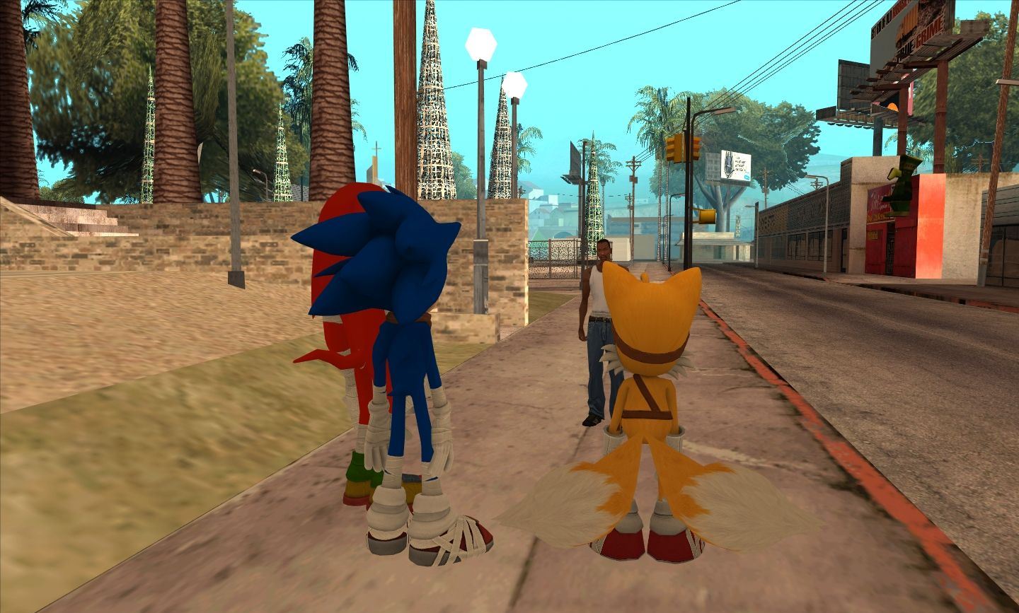 Sonic Boom Skins скачать для GTA San Andreas — GTA.com.ua