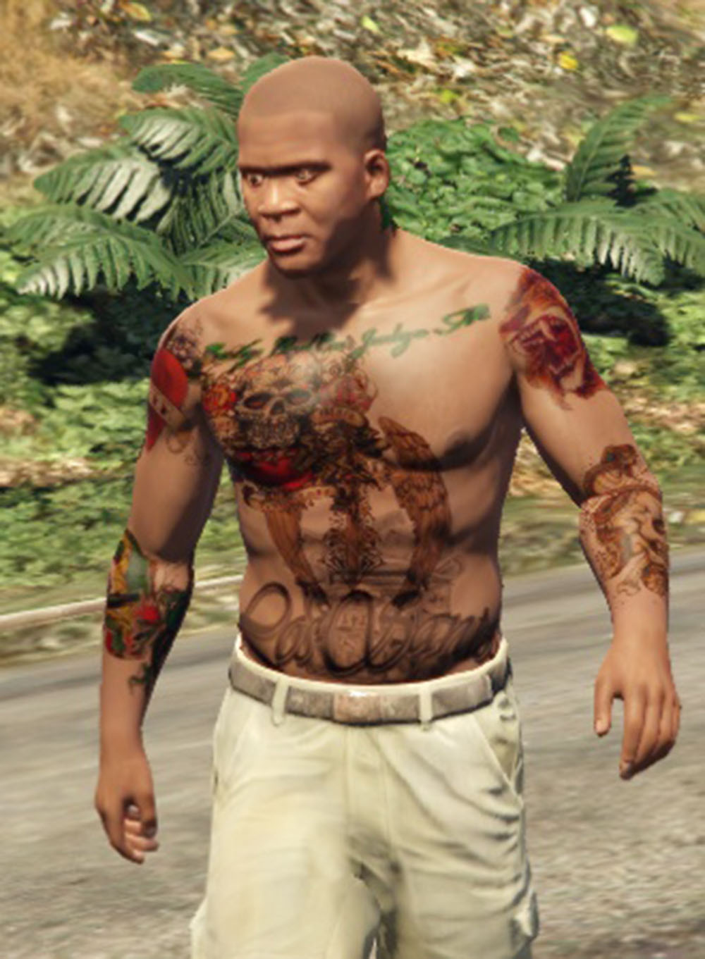 Gta 5 tattoo franklin фото 60