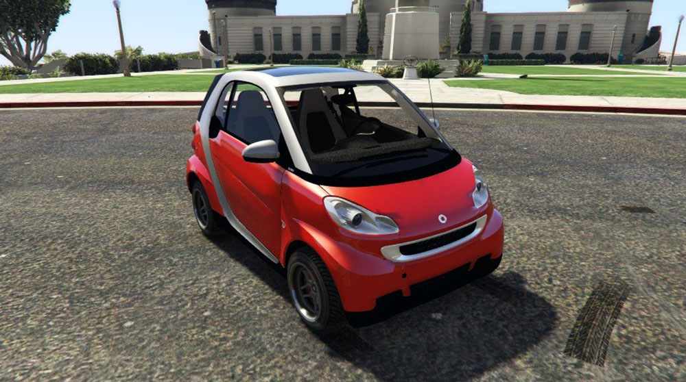 Двухместная машина smart