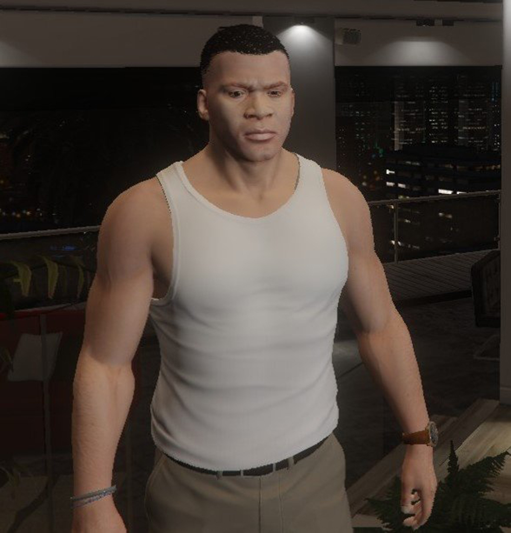 White Franklin Mod скачать для GTA 5