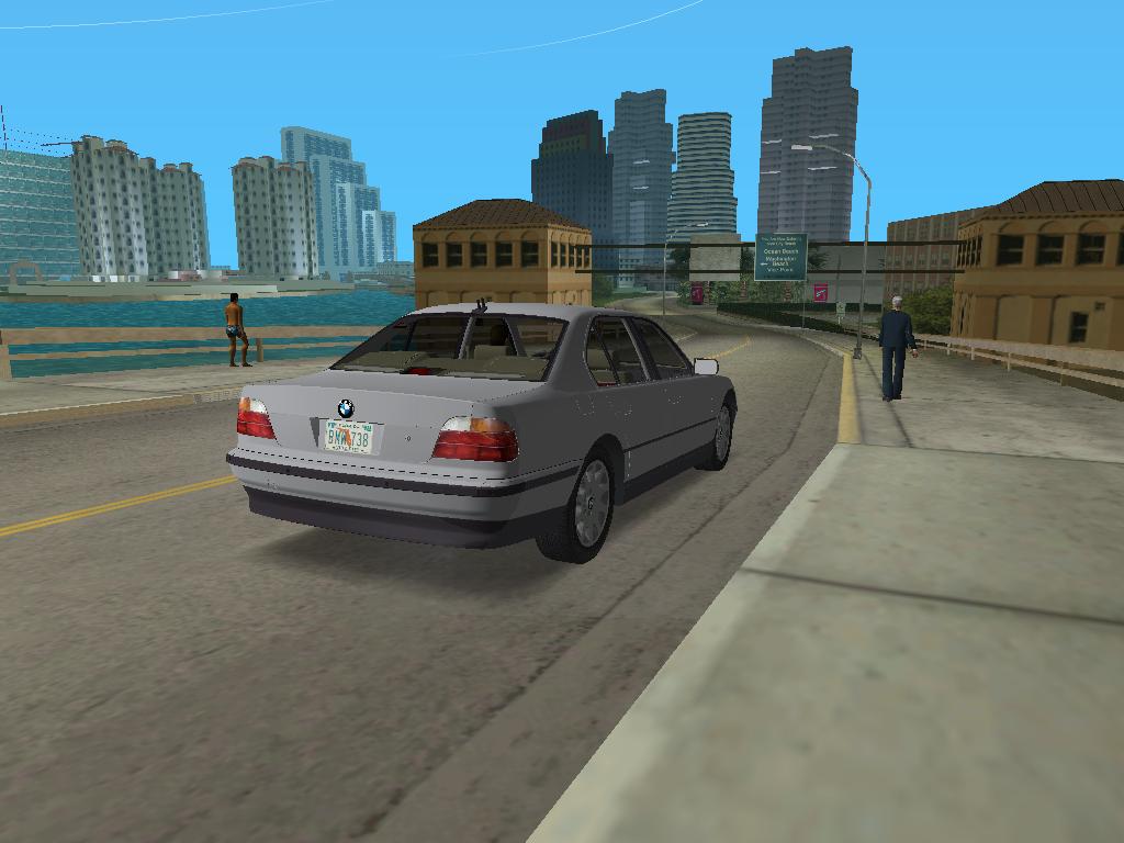 1998 BMW 750IL E38 скачать для GTA: Vice City