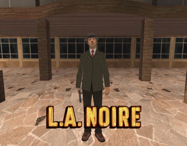 Главный герой L.A. Noire в стиле SA