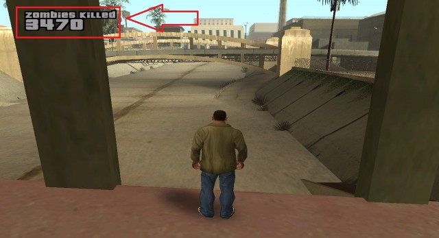 Счётчик по убийству зомби