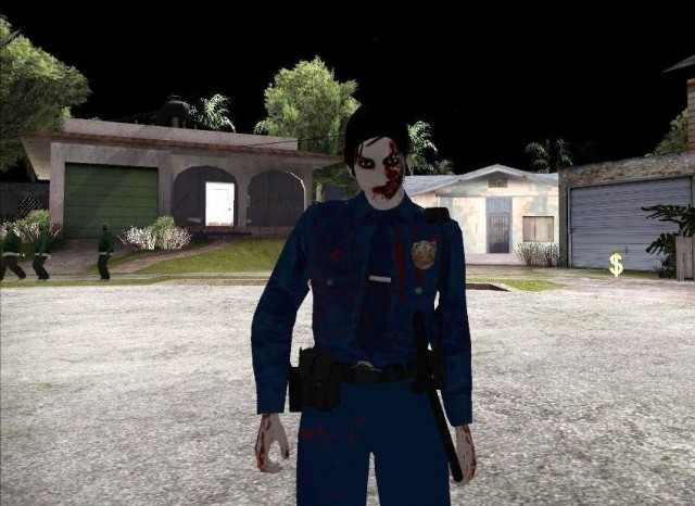 Female Zombie Cop