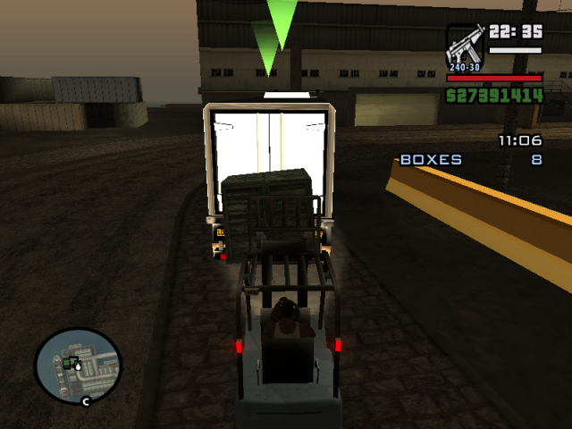 Погрузчик ящиков