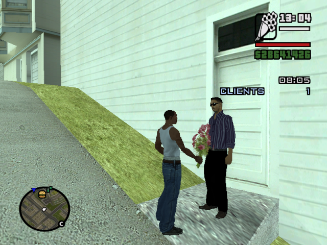 Развозчик цветов в Сан-Фиерро	