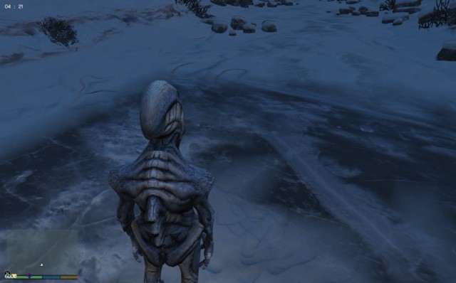 Frozen Alien