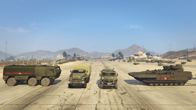 Gaz Tiger, Ural-4320, Typhoon-K, Armata T-15 Pack (Add-On)