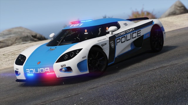 Koenigsegg CCX Hot Pursuit Police (Add-On / Replace) v2.0