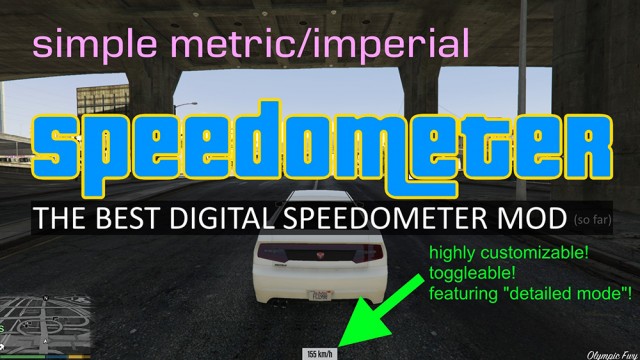 Simple Metric/Imperial Speedometer v2.2.0