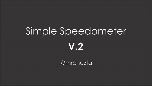 Simple Speedometer v2.0