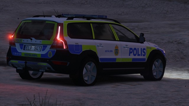 Volvo XC70 Swedish Police 2016 v1.1
