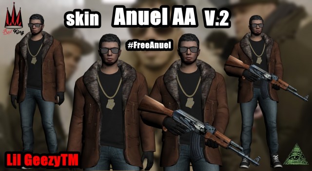 Skin Anuel AA V2 By Lil Geezy TM  
