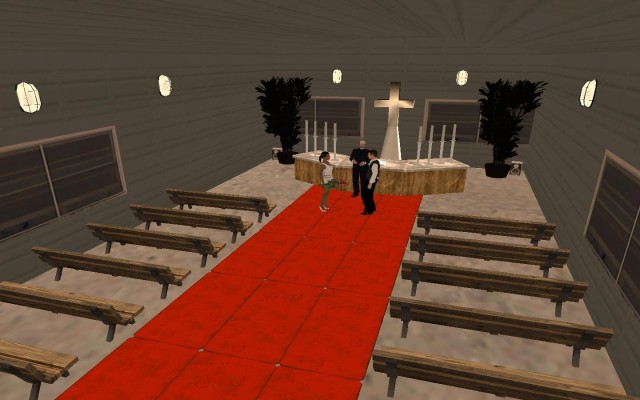 Свадьба в церкви Лас Вентураса